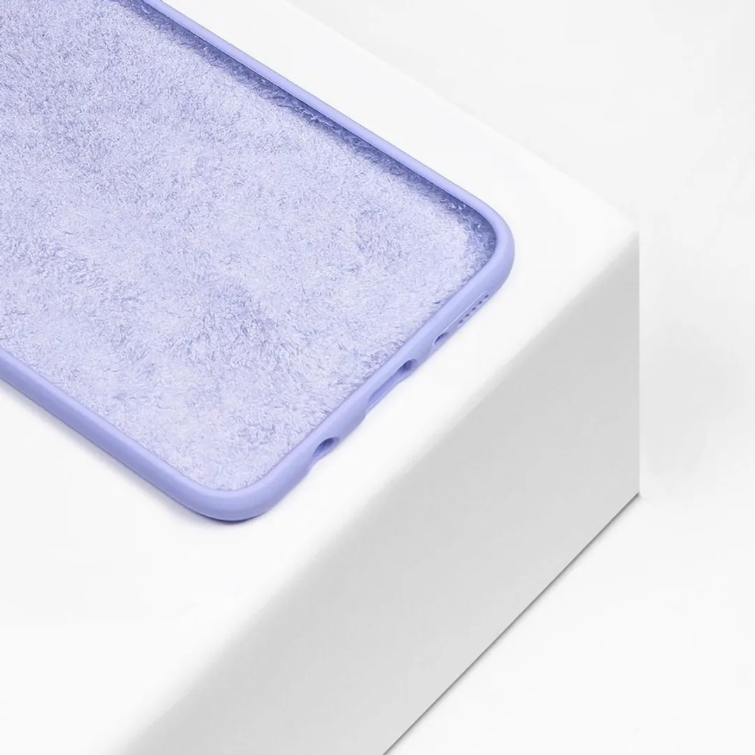 BMAX Siliconen Hoesje Samsung Galaxy A71 - Lichtpaars - afbeelding 6 van 6