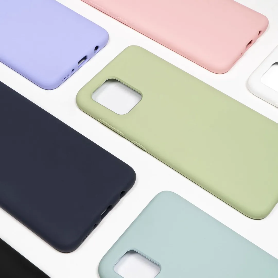 BMAX Siliconen Hoesje Samsung Galaxy A71 - Lichtpaars