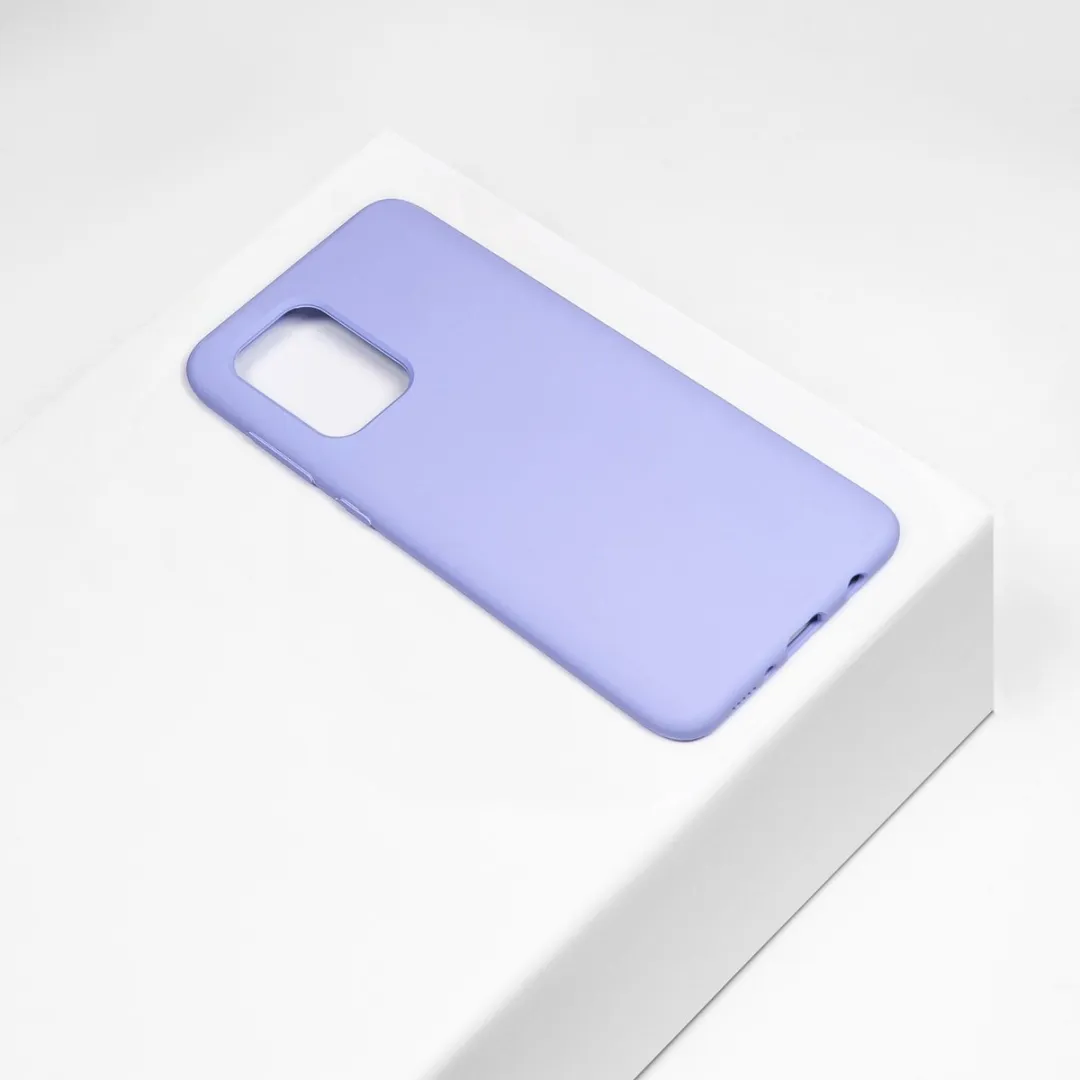 BMAX Siliconen Hoesje Samsung Galaxy A71 - Lichtpaars