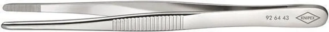 Knipex Precisie-pincet 120mm - Rond vernikkeld - afbeelding 6 van 6