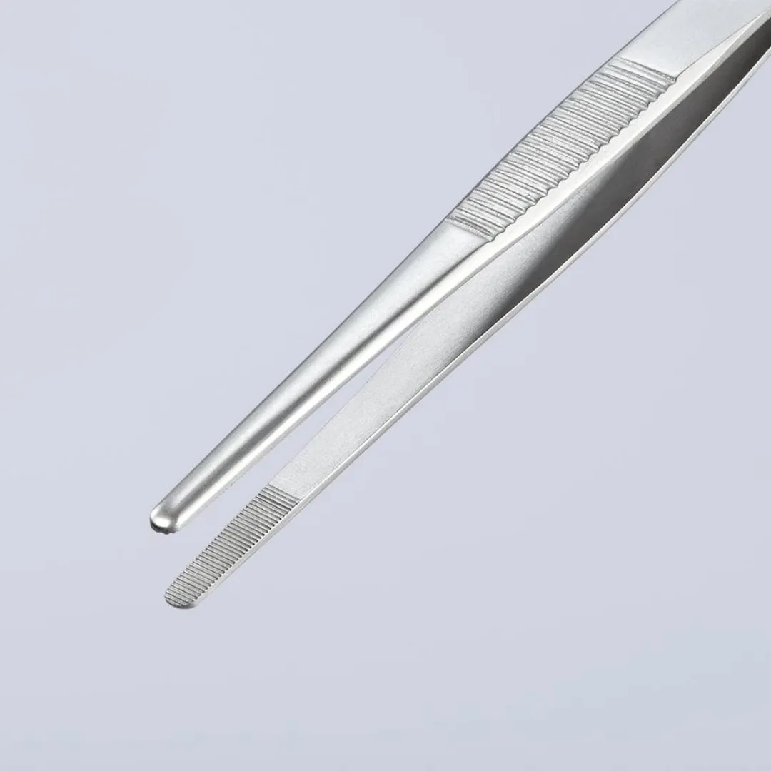 Knipex Precisie-pincet 120mm - Rond vernikkeld
