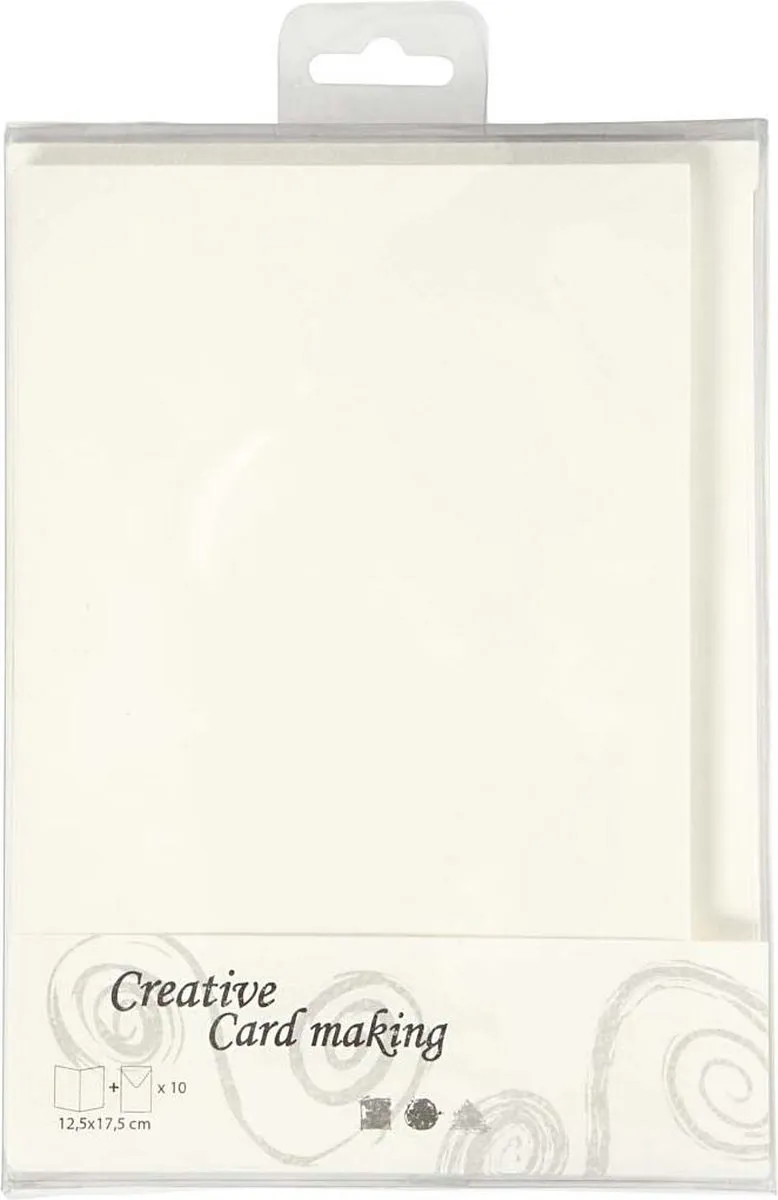Creativ Company Creotime Kaarten & Enveloppen 12,5x17,5cm - 10 Sets
