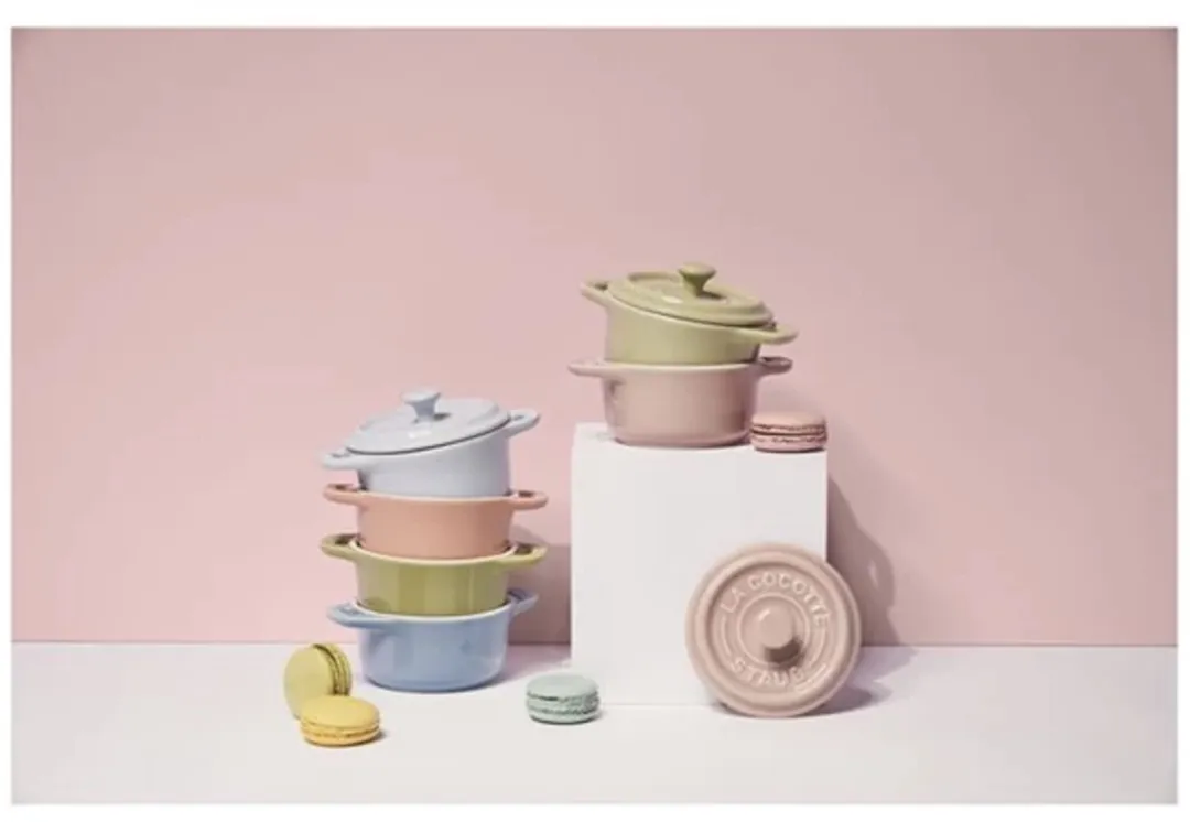 Staub Ceramic Macaron Cocottes - 200ml - 6 Stuks - Meerkleurig