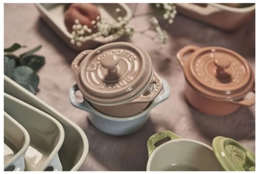 Staub Ceramic Macaron Cocottes - 200ml - 6 Stuks - Meerkleurig