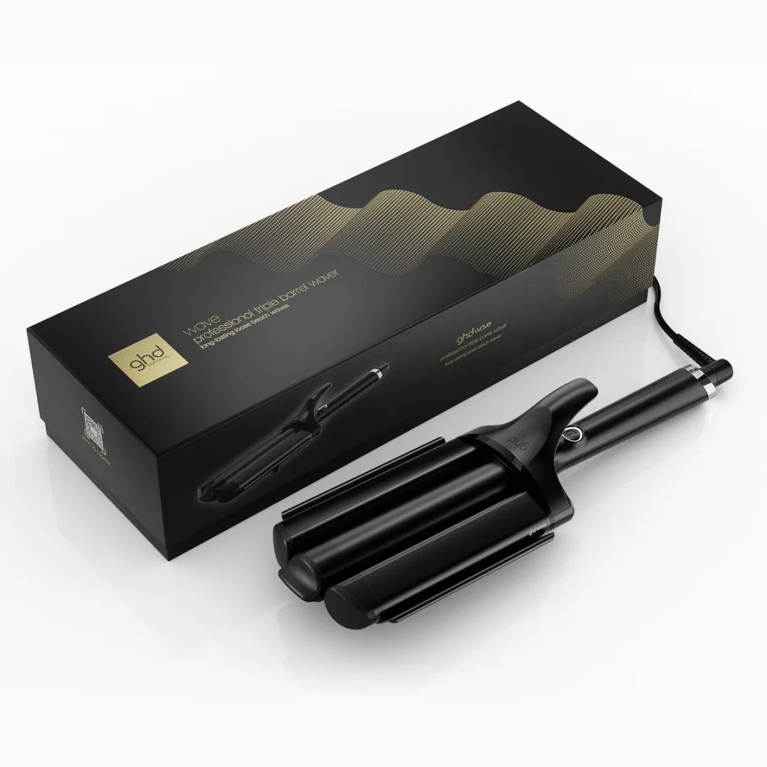GHD Wave Triple Waver Krultang - 3-3,5cm - Zwart
