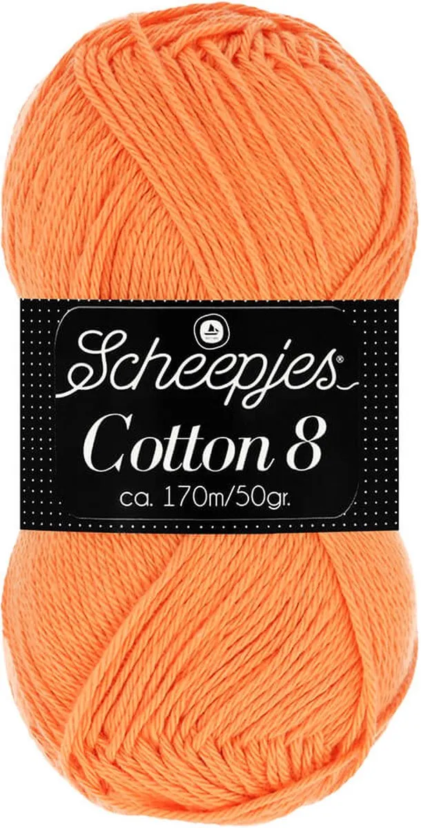 Scheepjes Cotton 8 Oranje