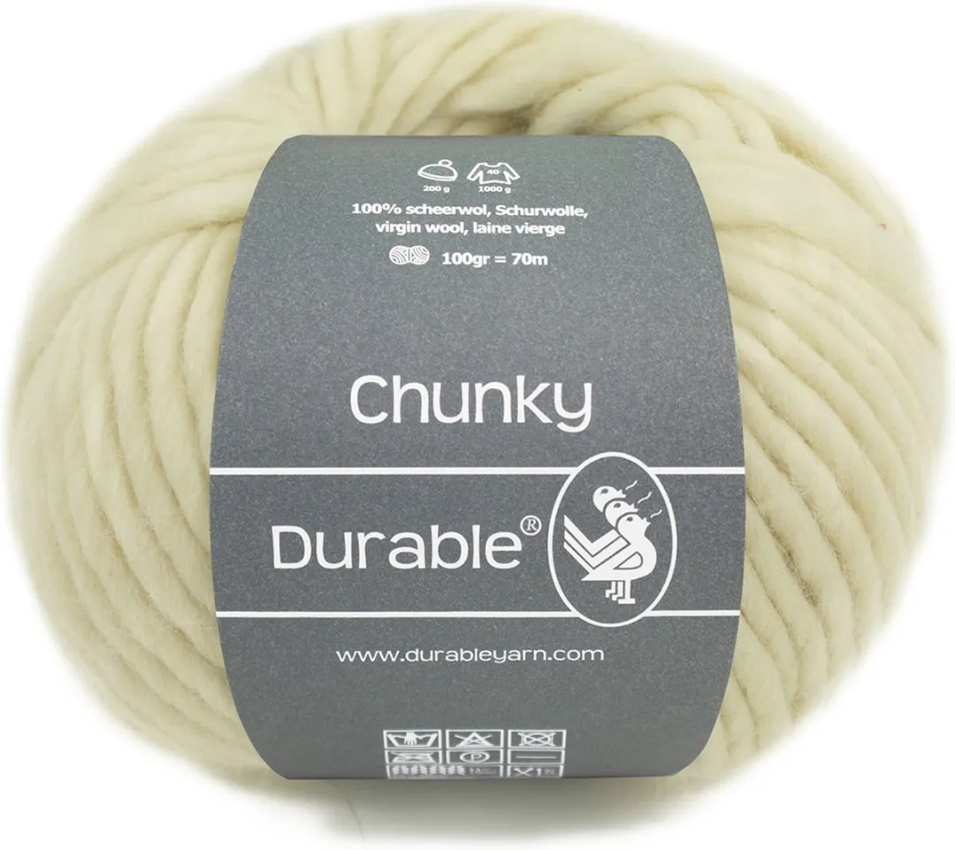 Durable Chunky Scheerwol