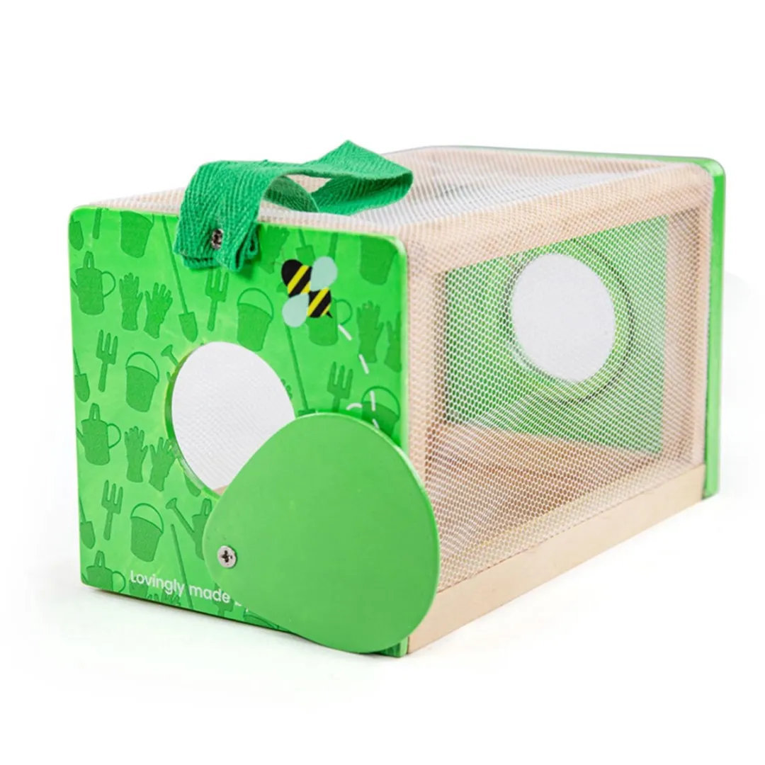 BIGJIGS Bug Box - 4 Stuks - Groen/Beige