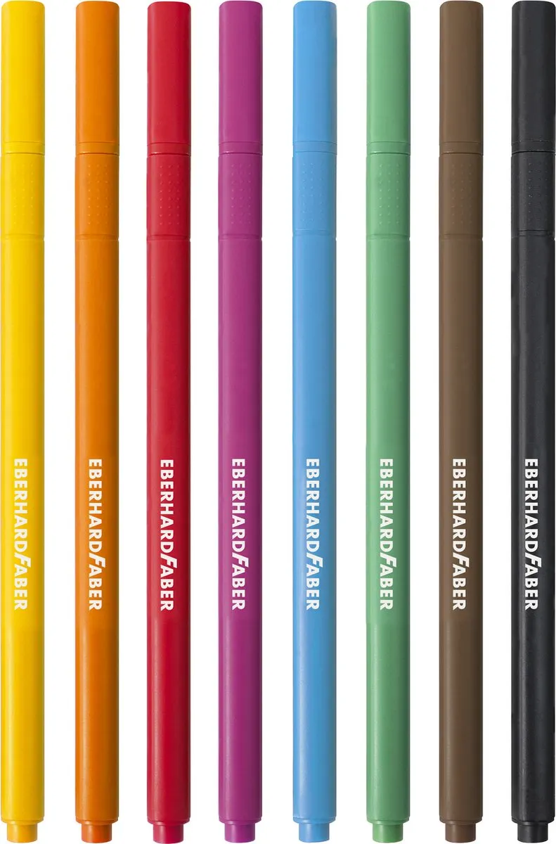 Eberhard Faber Viltstiften EF-551507 - 8 Stuks - Assorti - afbeelding 6 van 6
