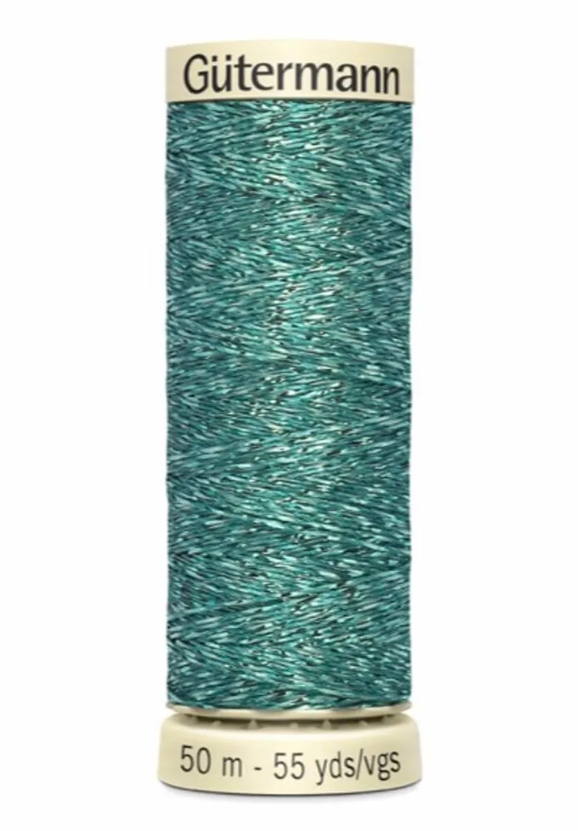 Gutermann Metallic Garen Groen 50m
