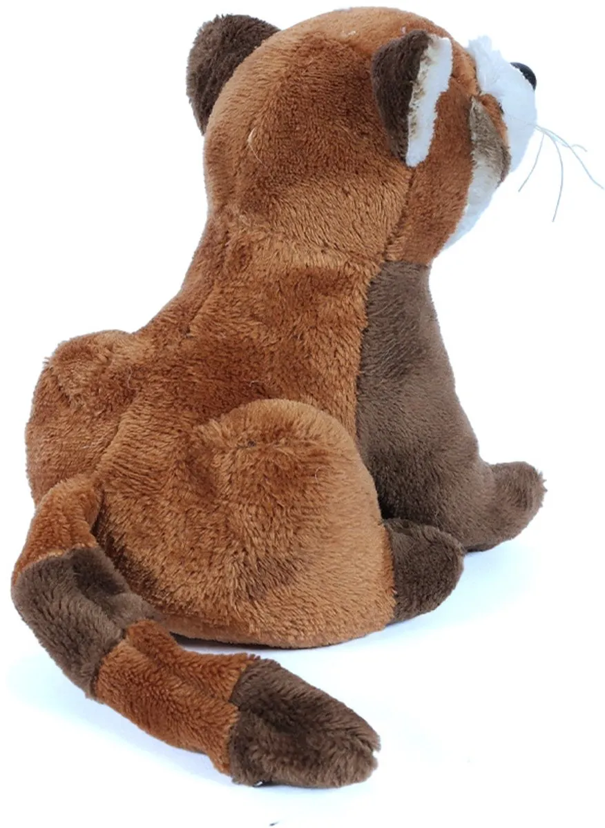PIA Soft Toys Pluche Panda Knuffel 13cm - Rood