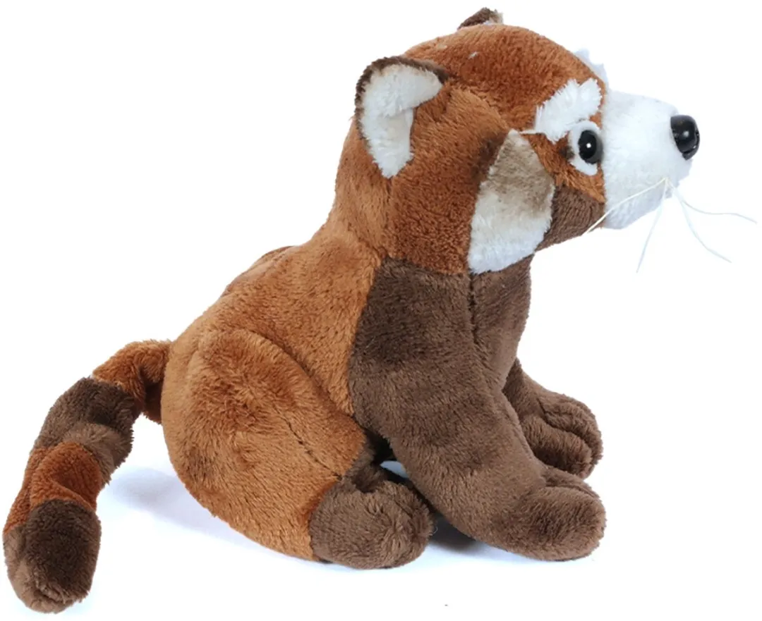PIA Soft Toys Pluche Panda Knuffel 13cm - Rood