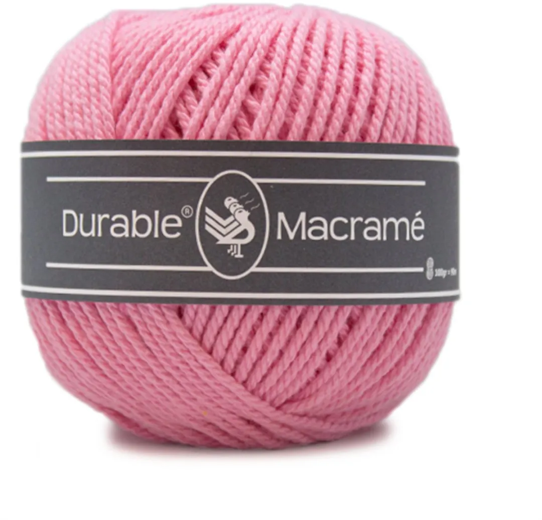 Durable Macramé Garen 232 Pink - 1 Stuk