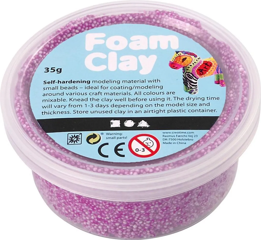 Foam Clay Neon Paars 35g