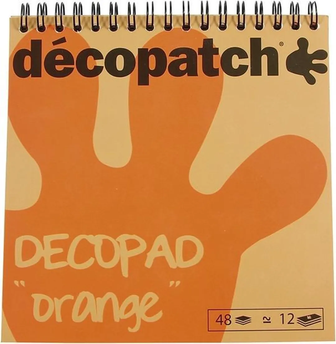 Clairefontaine Decopatch Boek Oranje