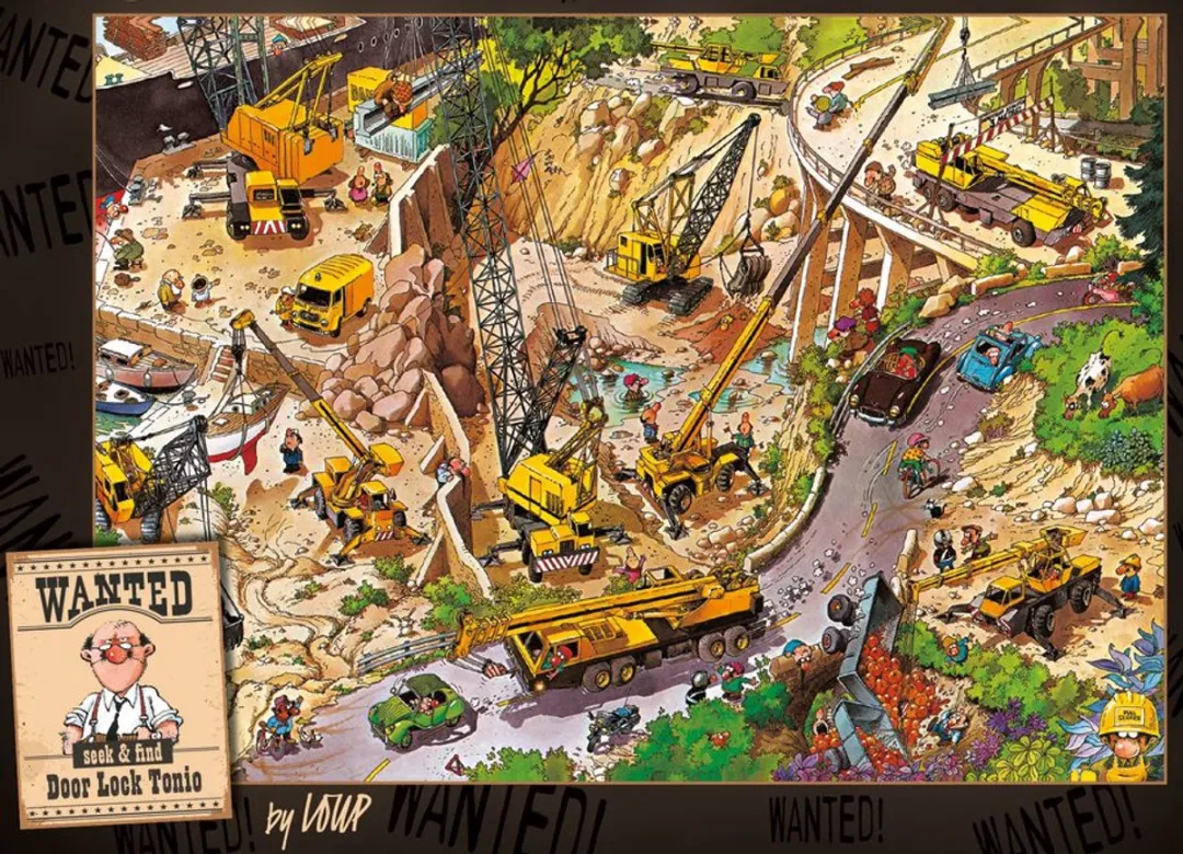Heye Lock Tonio Wanted! Puzzel 1000 Stuks