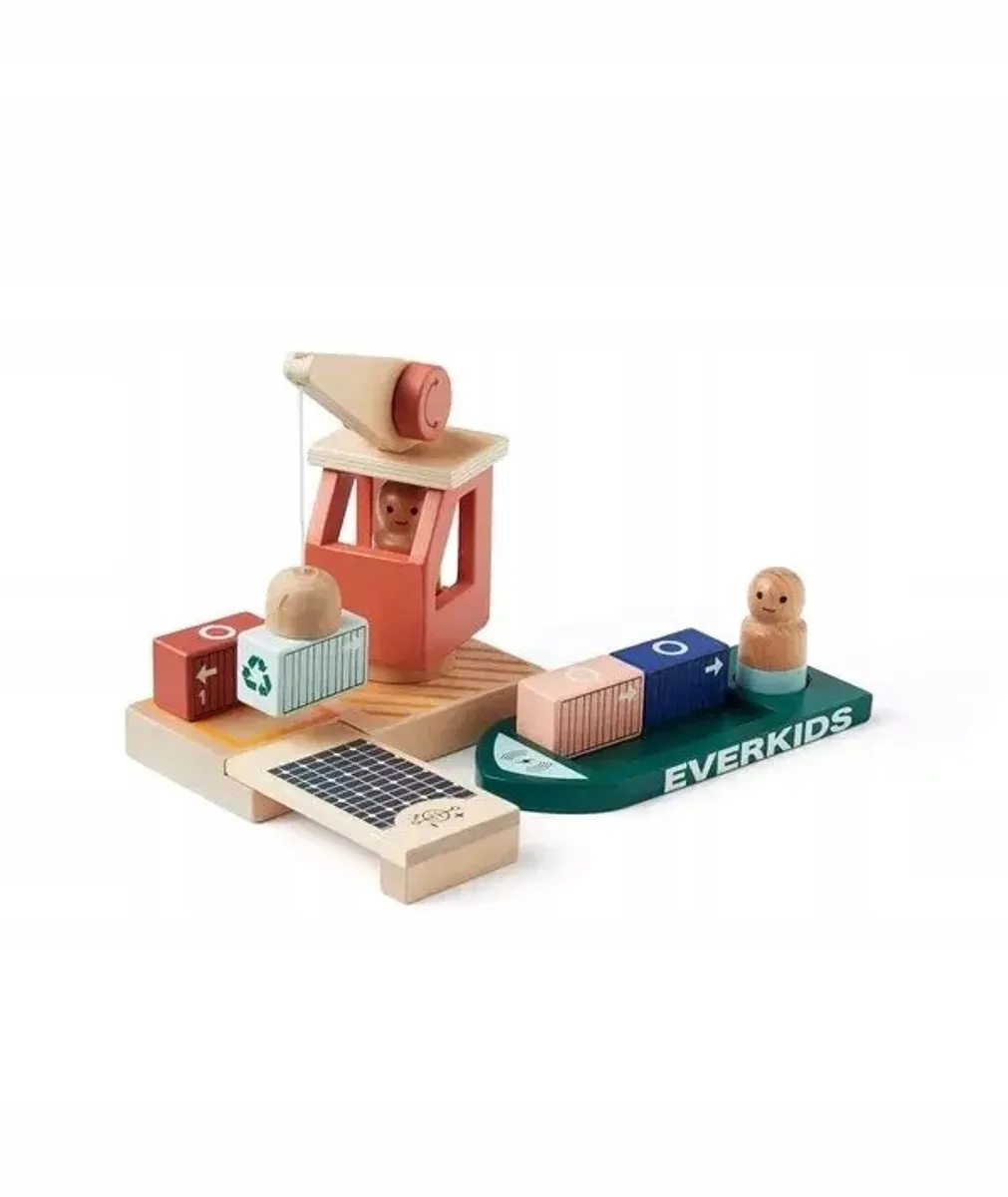 Kids Concept Houten Container Port Aiden 1000737 - Multicolor