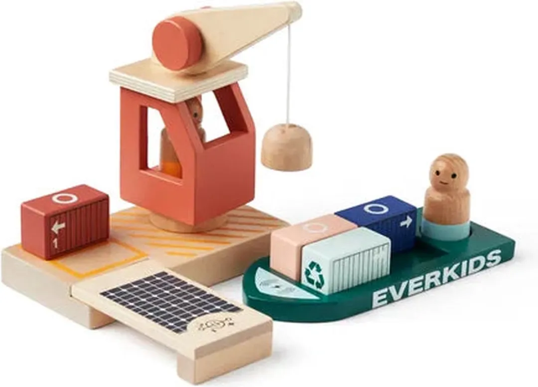 Kids Concept Houten Container Port Aiden 1000737 - Multicolor