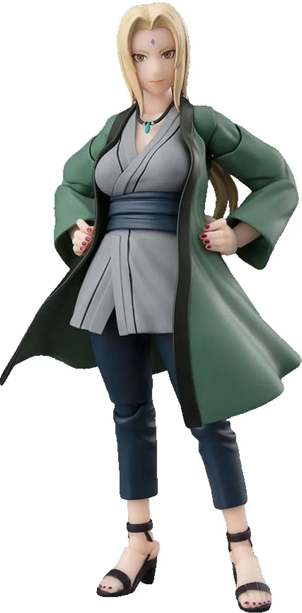 Bandai Tamashii Nations Naruto S.H.Figuarts Action Figure Tsunade The legendary Medical Ninja 14 cm Action Figuur