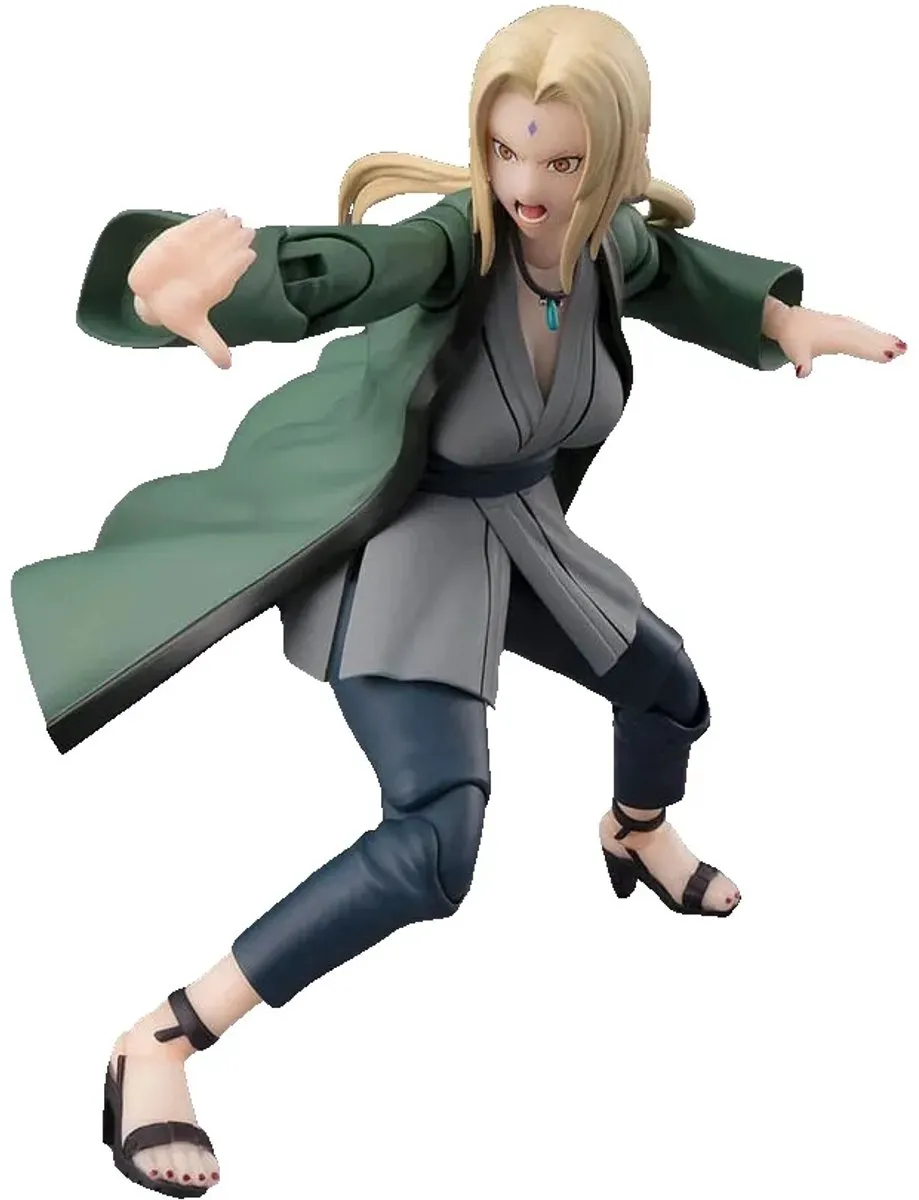 Bandai Tamashii Nations Naruto S.H.Figuarts Action Figure Tsunade The legendary Medical Ninja 14 cm Action Figuur