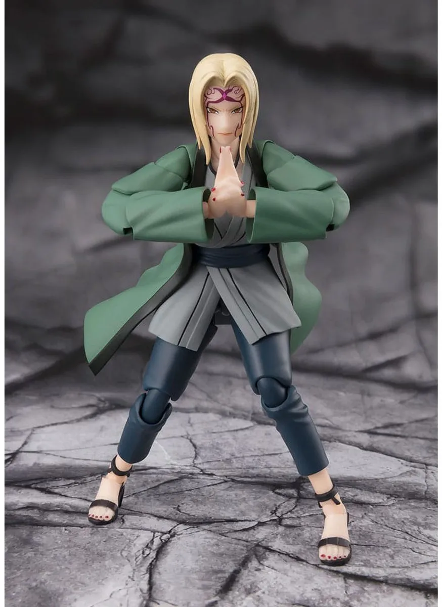 Bandai Tamashii Nations Naruto S.H.Figuarts Action Figure Tsunade The legendary Medical Ninja 14 cm Action Figuur