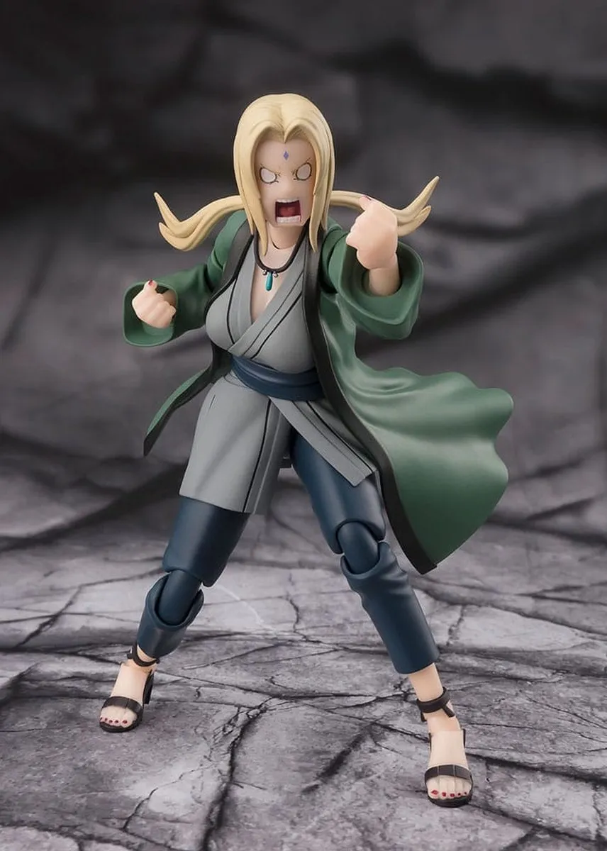 Bandai Tamashii Nations Naruto S.H.Figuarts Action Figure Tsunade The legendary Medical Ninja 14 cm Action Figuur