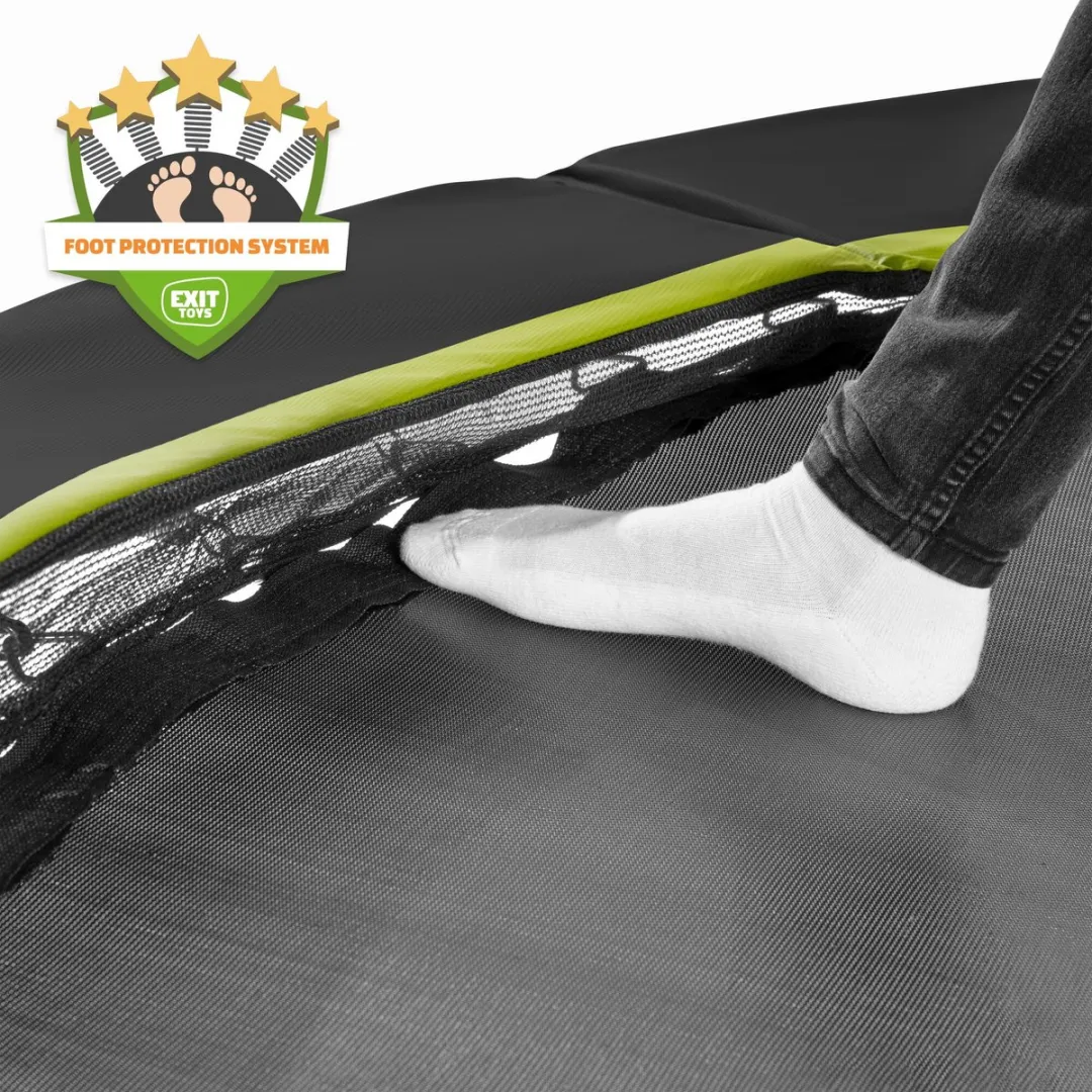EXIT Silhouette Inground Trampoline Ø427cm - Zwart