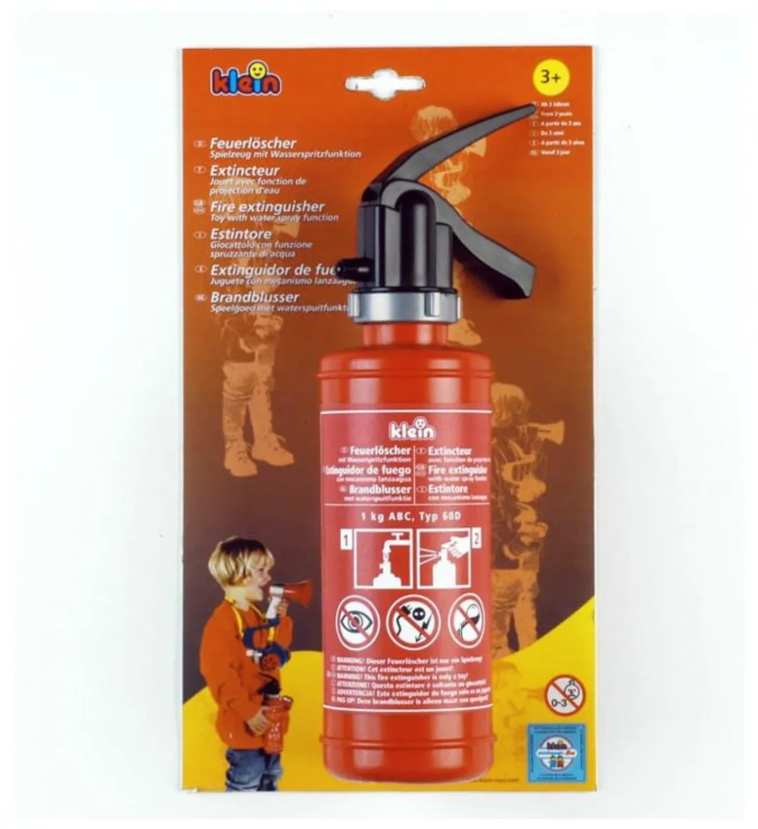 Klein Toys Brandblusser 0,5L - Rood/Zwart - afbeelding 6 van 6