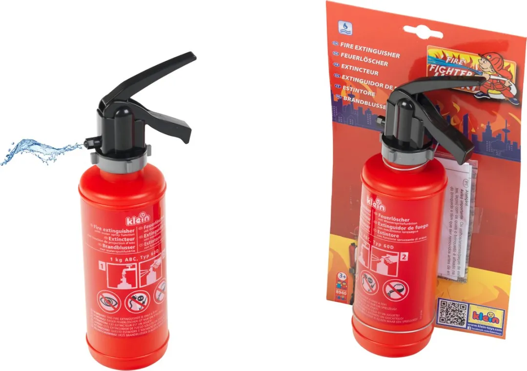 Klein Toys Brandblusser 0,5L - Rood/Zwart