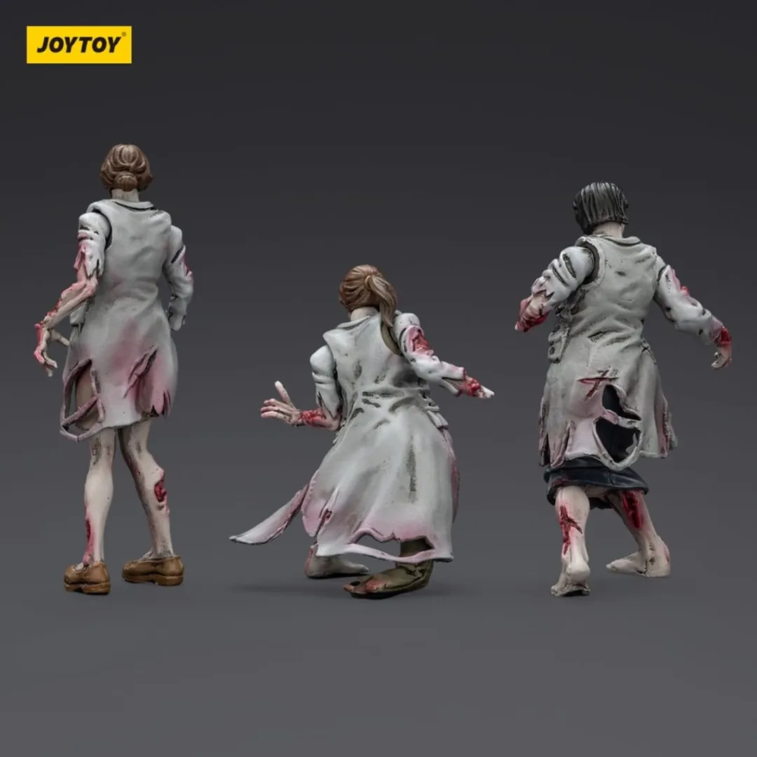 Joy Toy Zombie Dark Source Medics Action Figuur 3-Pack - 8cm - Multi - afbeelding 6 van 6