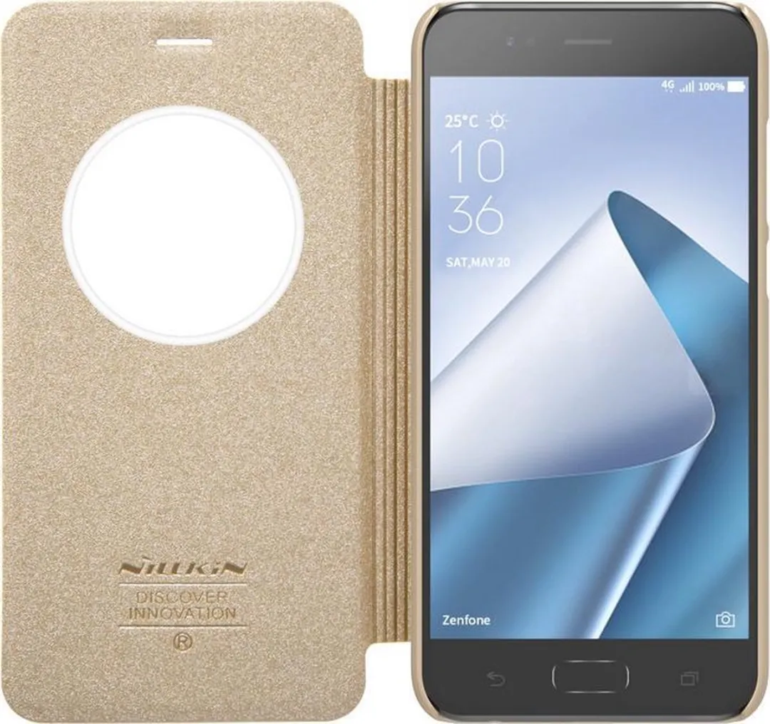Nillkin New Sparkle View Book Case Asus Zenfone 4 - Goud