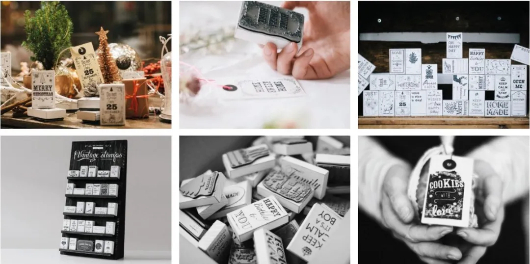 Colop Vintage Stempel Home is Where the Heart is - 1 Stuk