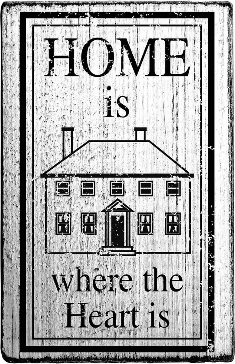 Colop Vintage Stempel Home is Where the Heart is