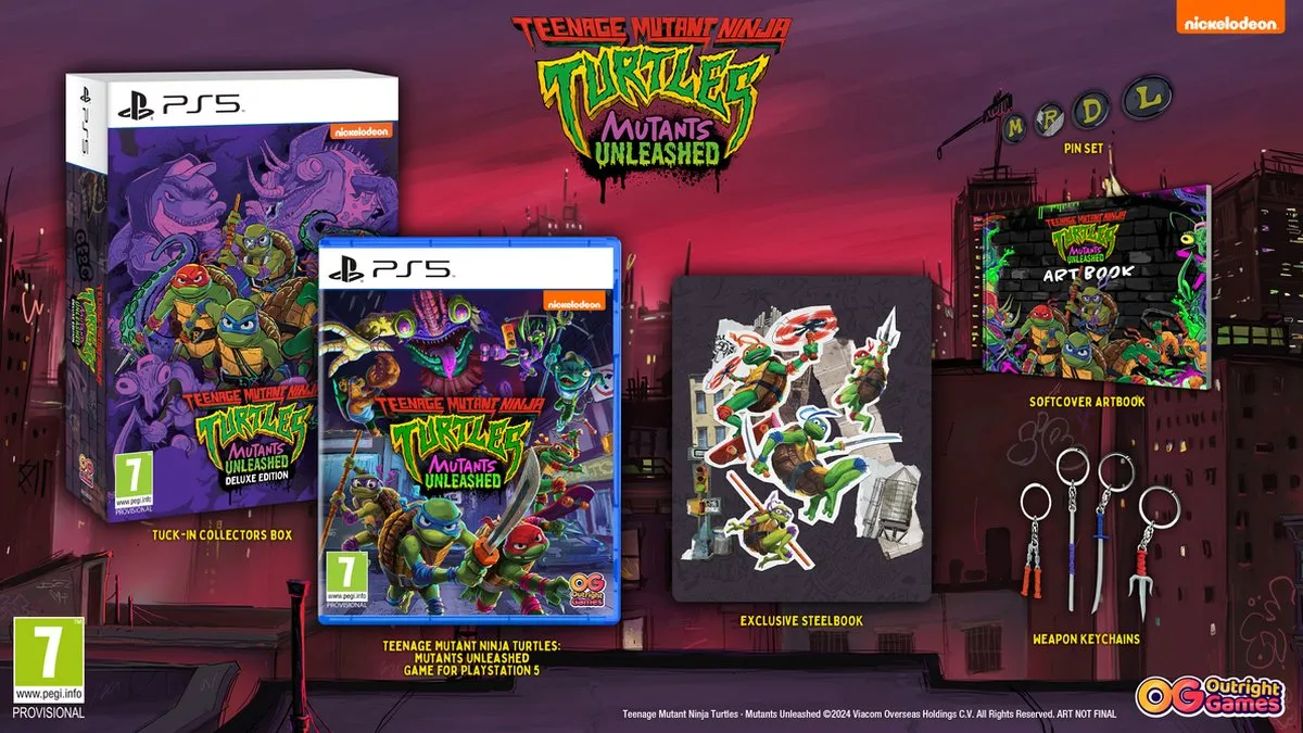 Teenage Mutant Ninja Turtles: Mutants Unleashed: Deluxe Edition - PS5