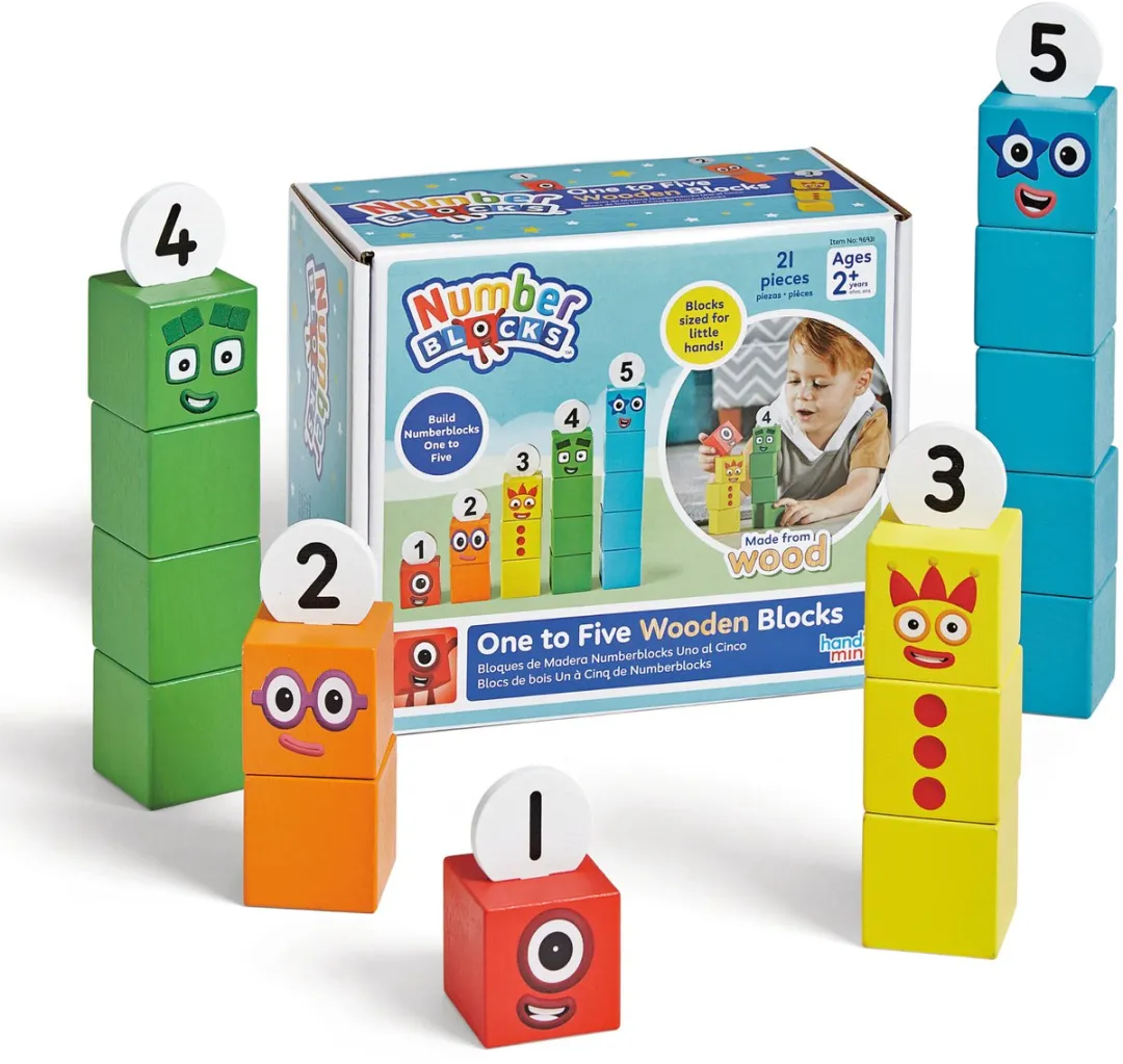 Learning Resources Houten Nummer Blokken 1-5