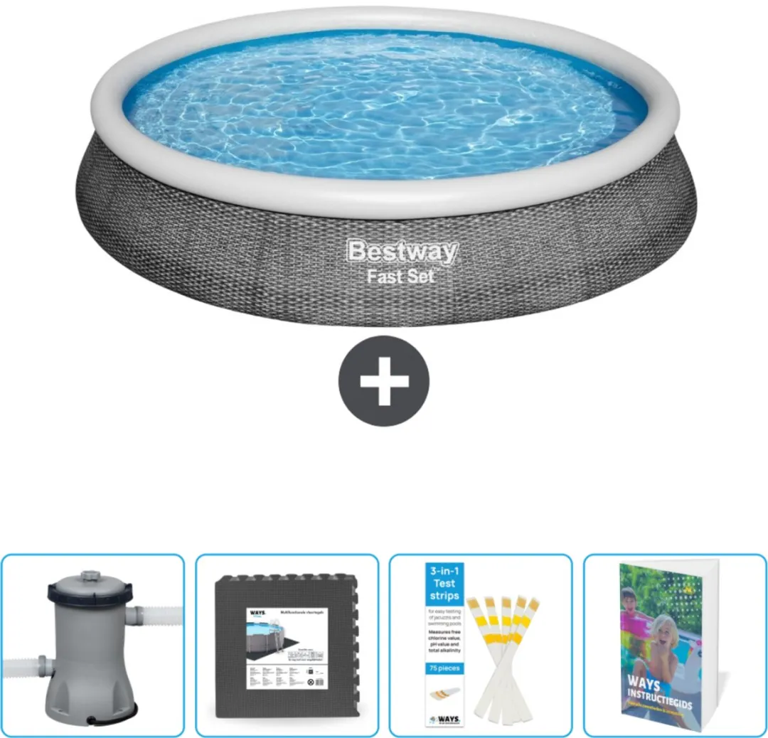 Bestway Fast Set Rond Zwembad 396x84cm