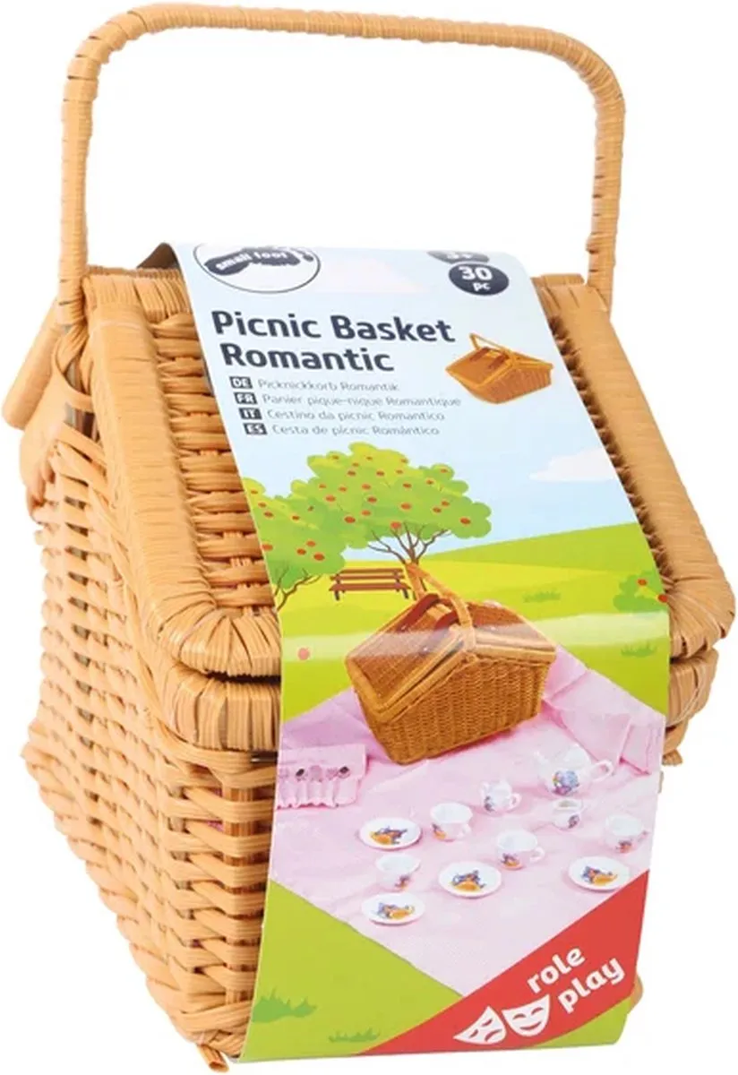 Small Foot Picknickmand Romantisch - 30-delig Multicolor