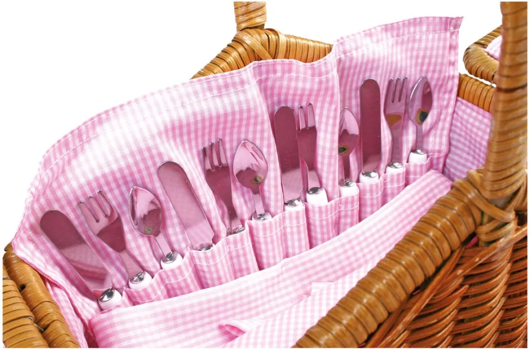 Small Foot Picknickmand Romantisch - 30-delig Multicolor