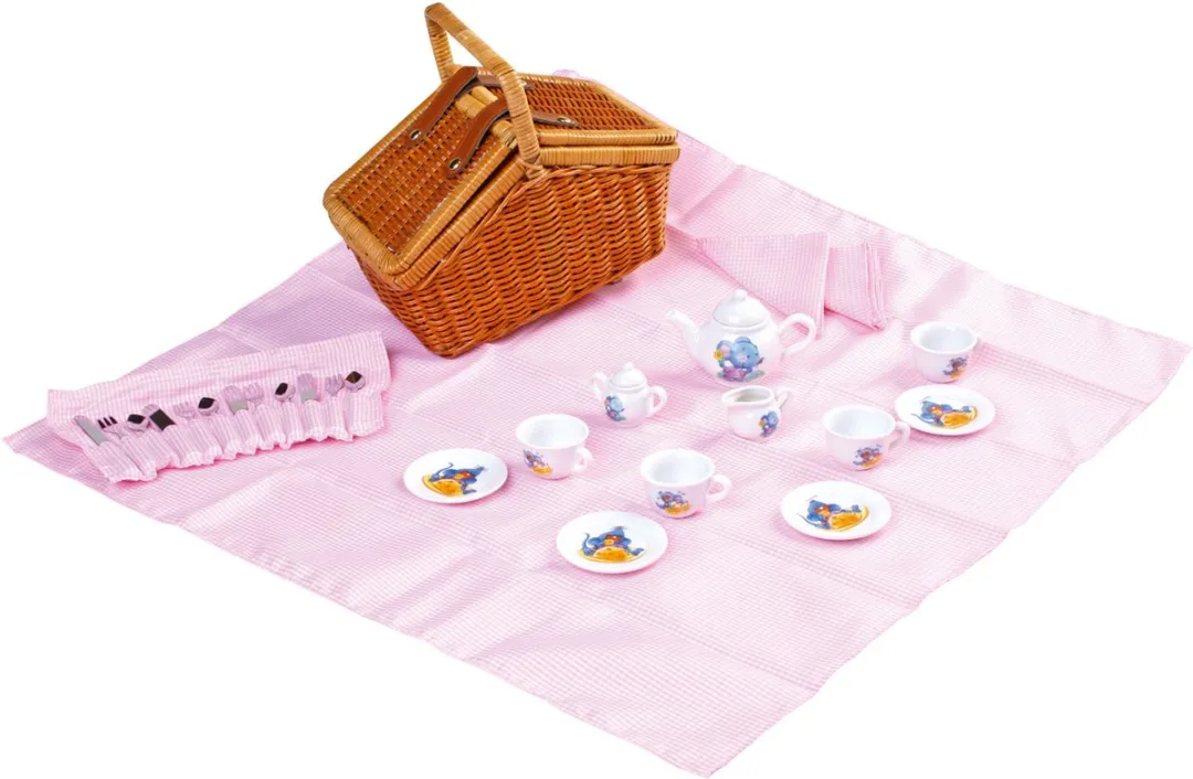 Small Foot Picknickmand Romantisch - 30-delig Multicolor