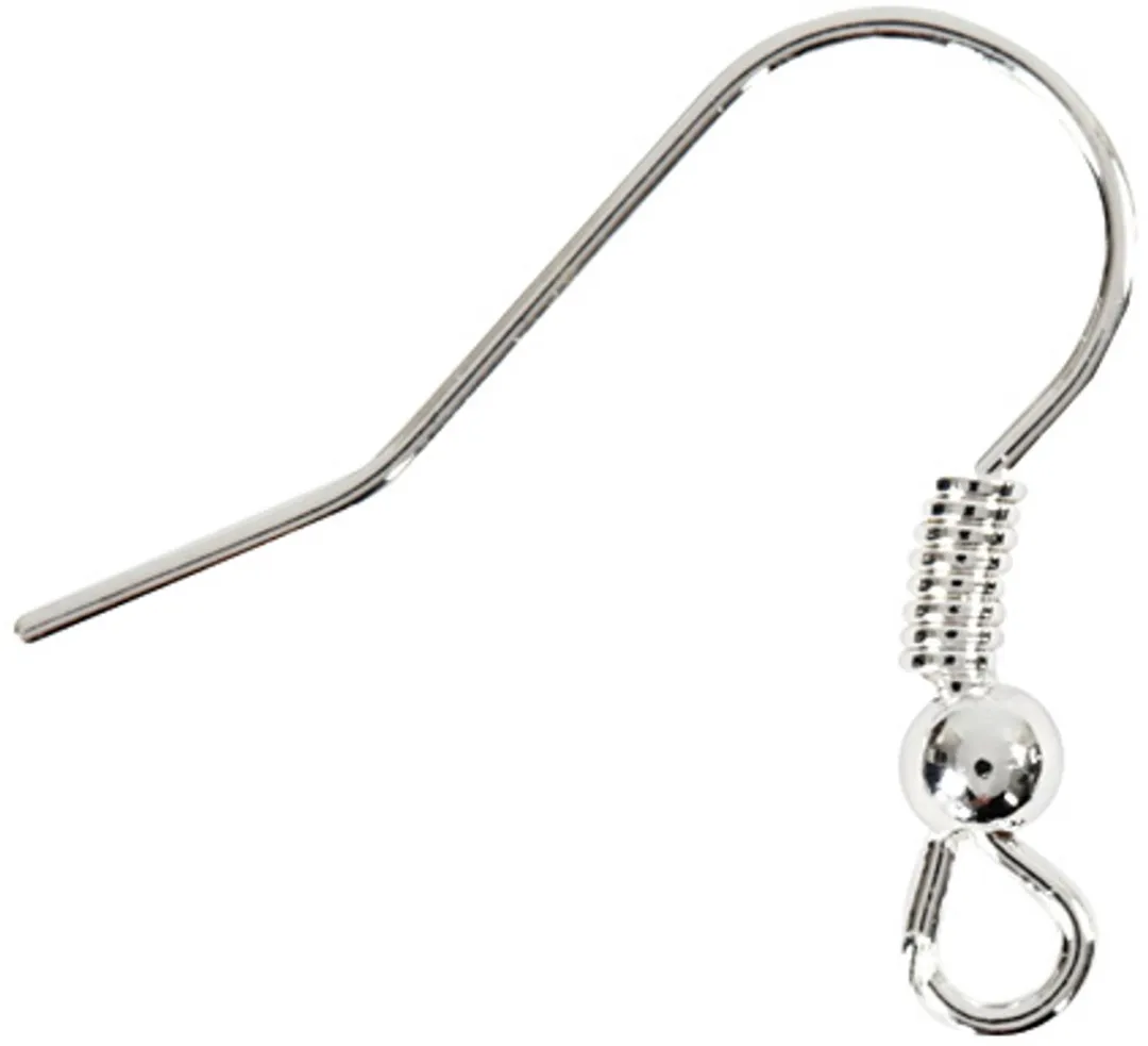 Creativ Company Franse Oorbelhaak 18mm - Zilver - 10 Stuks