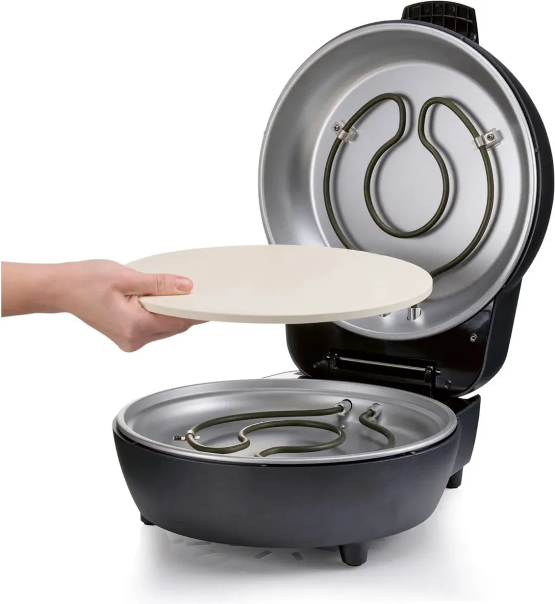 Silvercrest Kitchen Tools Pizzaoven 1200W - Ø30cm - Zwart