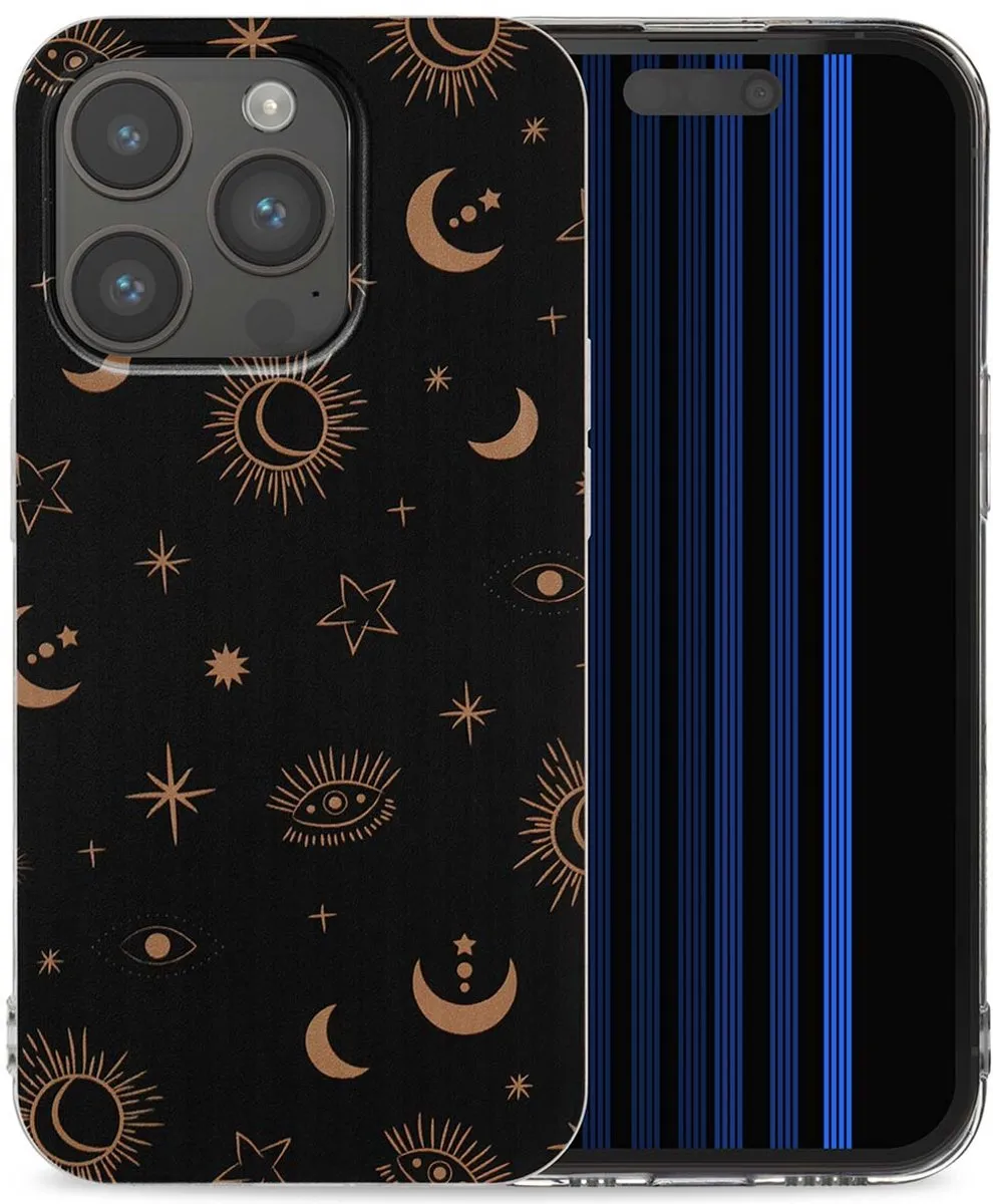 Imoshion Hoesje iPhone 15 Pro Sky Black Transparent