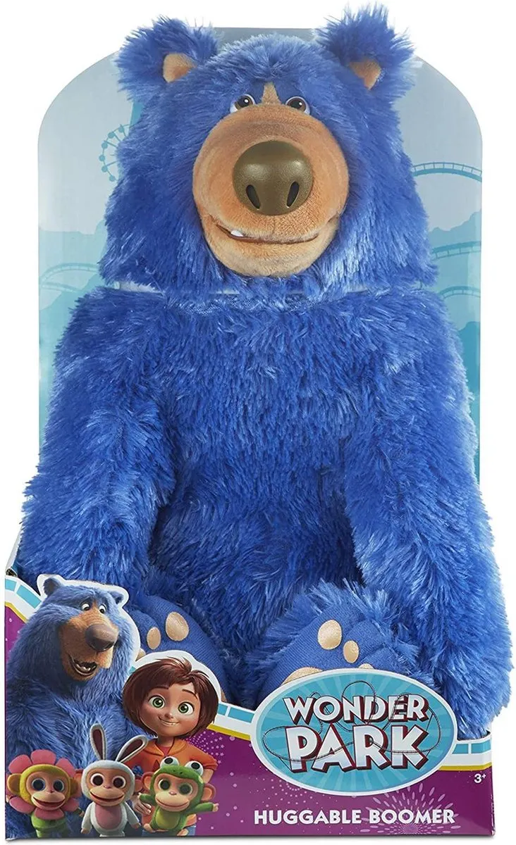 Jonotoys Wonderpark Junior Knuffelbeer 35cm - Blauw