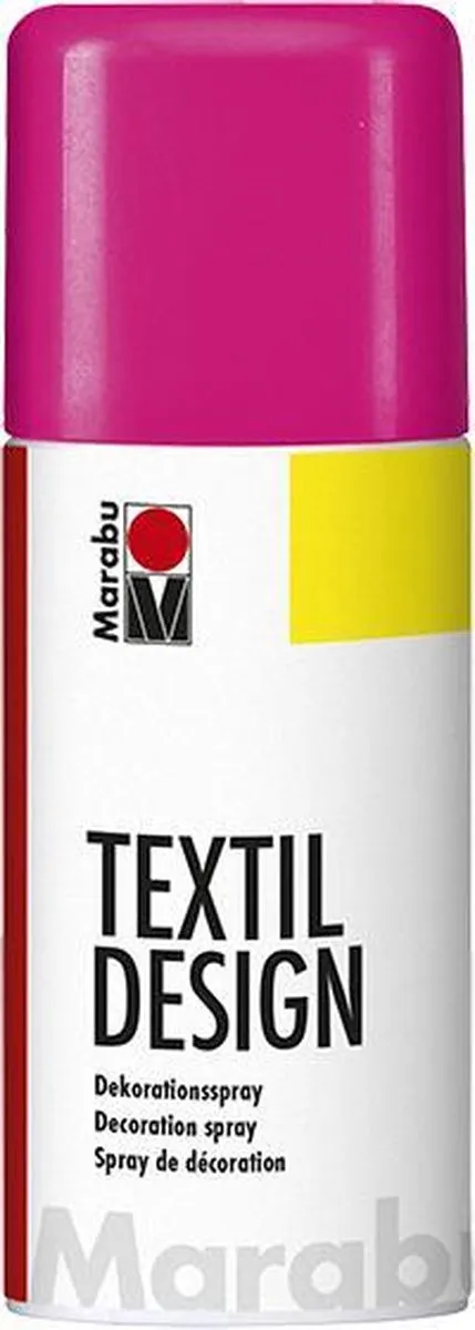 Marabu Textielspuitbus Neonroze 150ml