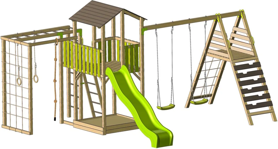 Wendi Toys WTC12 Speeltuin - Groen