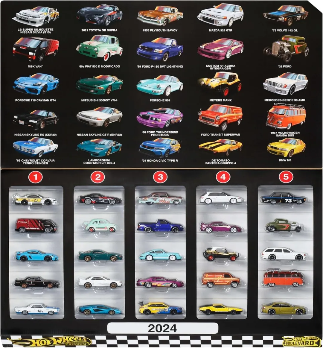 Hot Wheels Complete Boulevard Serie 2024 HRW96