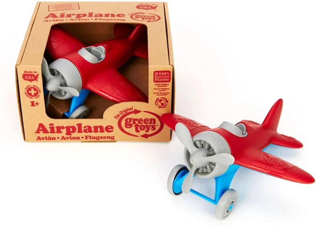 Green Toys Vliegtuig GTAIRR1026 - Rood