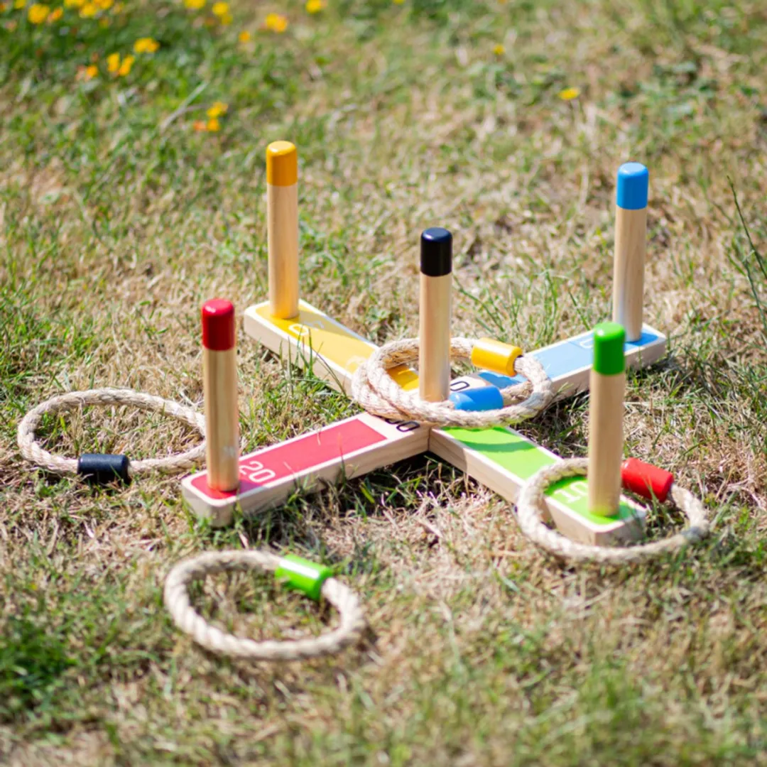 BIGJIGS Houten Hoefijzerspel - Multi