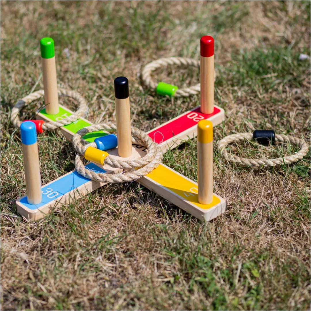 BIGJIGS Houten Hoefijzerspel - Multi