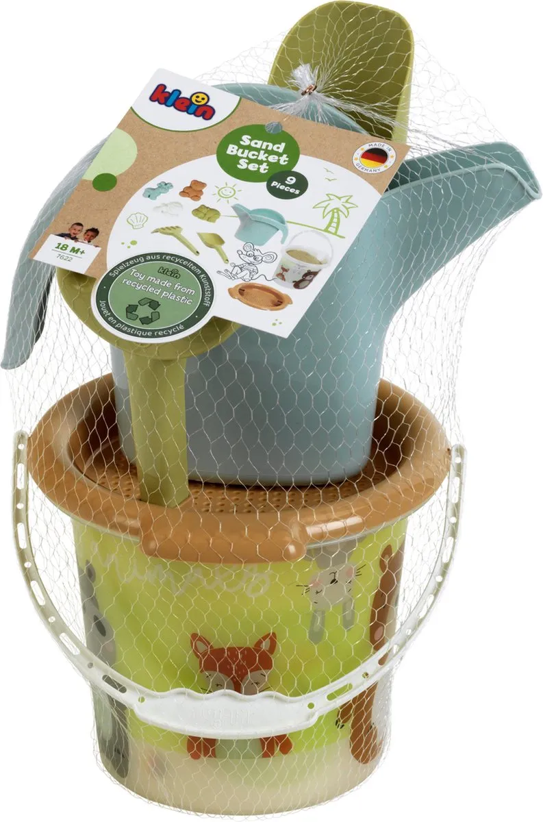 Klein Toys Little Foot Dierenwereld Zandset - 6-delig - Multicolor - afbeelding 6 van 6